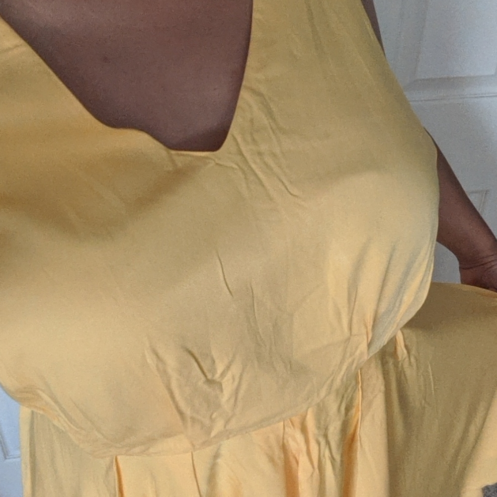 Yellow summer dress